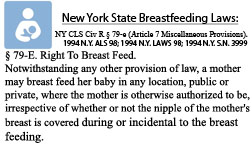 Know Your Rights!  Breastfeeding in Public.