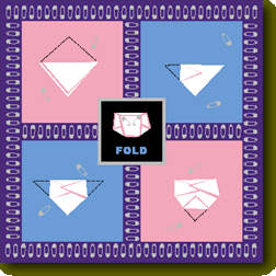 “Fold and Hold” Cloth Diaper Card from Great Arrow, plus, a FREE card! Sept 1-7