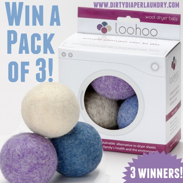 Loo-Hoo Wool Dryer Balls {Giveaway-3 Winners}