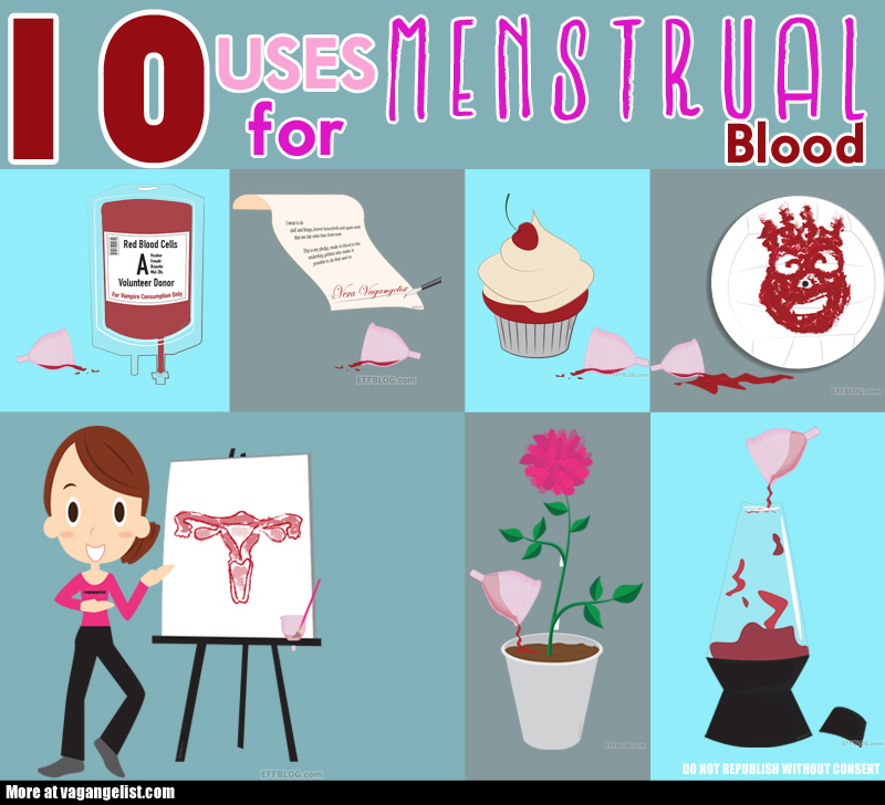 10 Uses for Menstrual Blood