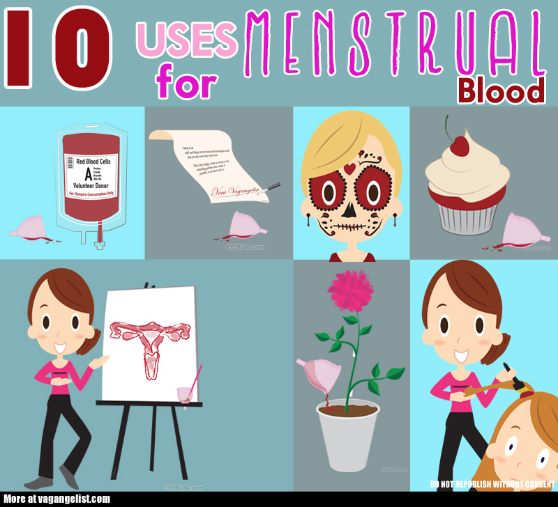 10 Uses for Menstrual Blood