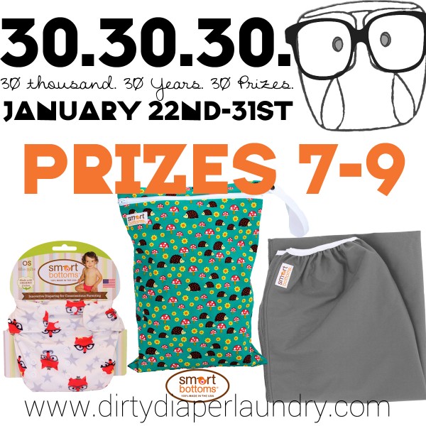 Introducing Prizes 7-9 from Smart Bottoms!