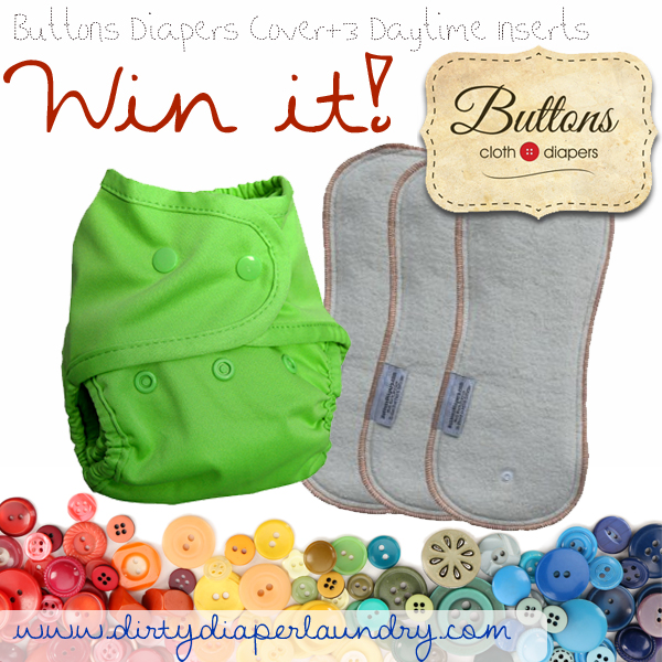 Buttons Cloth Diapers Giveaway!