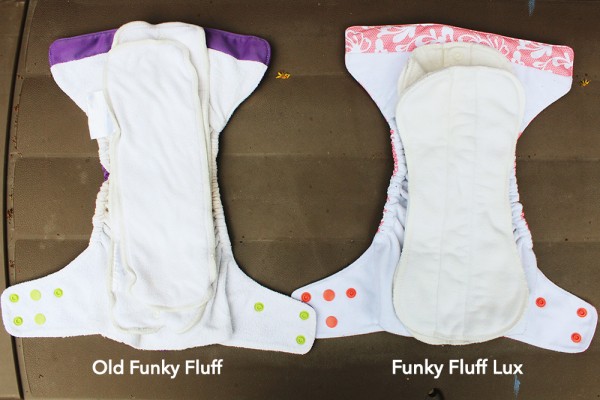 Old Funky fluff and New Funky Fluff Lux insides