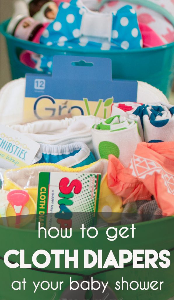 Registering (and getting) Cloth Diapers at a Baby Shower Dirty Diaper